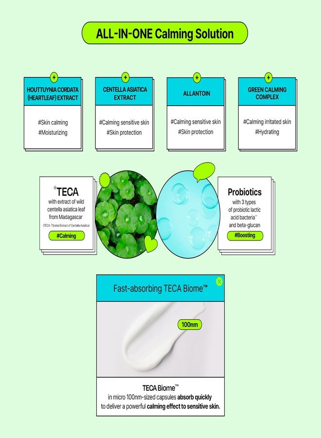 EDIT.B Calming Tok Cica Heartleaf Cream, Instant Cooling & Deep Hydrating Facial Cream for Sensitive Skin, Lightweight Soothing & Relief Moisturizer, Korean Daily Skin Care (3.38 fl.oz. / 100ml) - Image 3